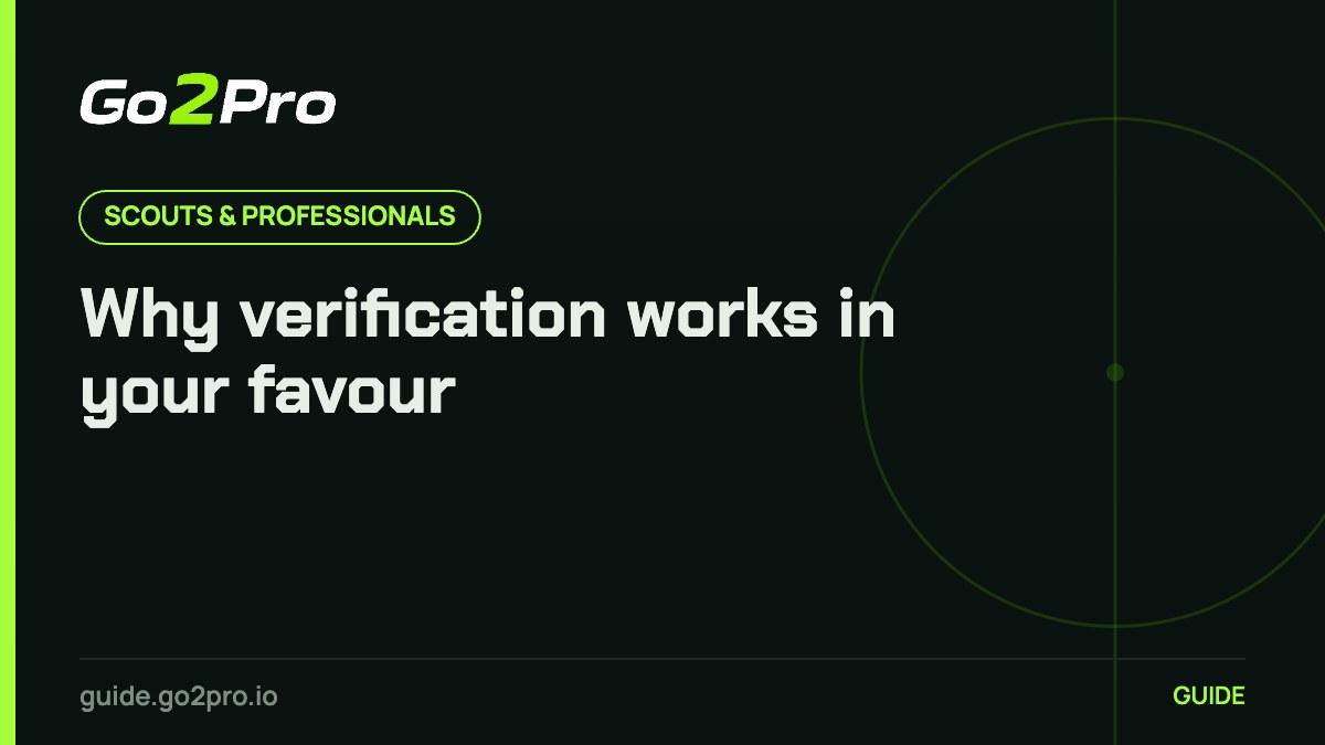 Why verification works in your favour