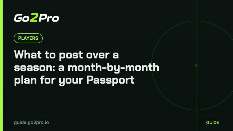 What to post over a season: a month-by-month plan for your Passport – Go2Pro