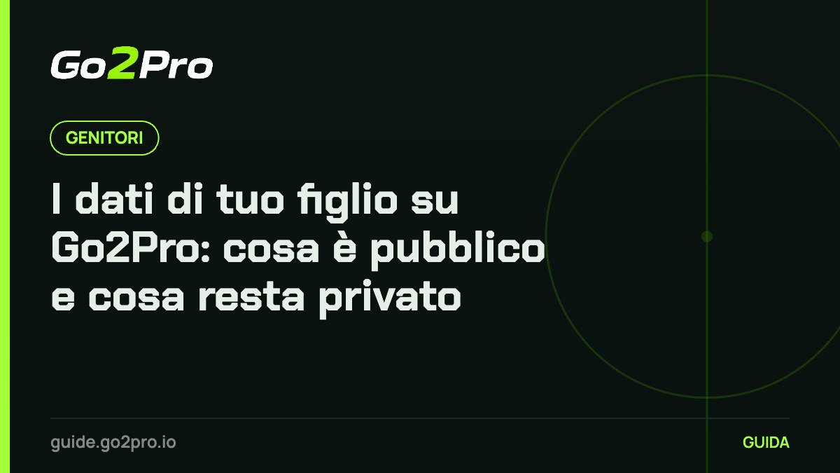 I dati di tuo figlio su Go2Pro: cosa è pubblico e cosa resta privato – Go2Pro