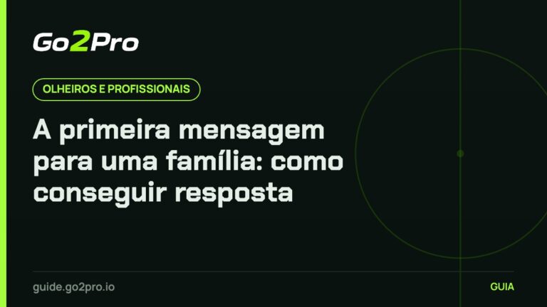 A primeira mensagem para uma família: como conseguir resposta