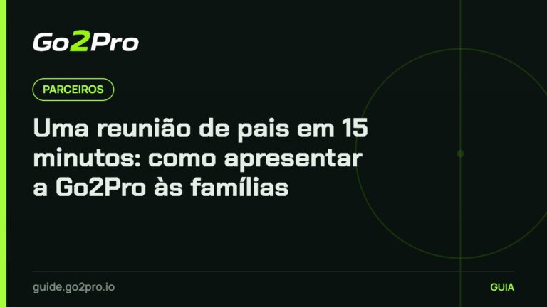 Uma reunião de pais em 15 minutos: como apresentar a Go2Pro às famílias – Go2Pro